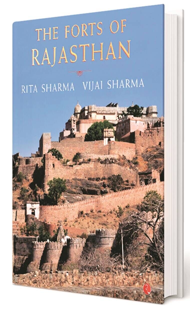 livro, fortes, rajasthan, olho