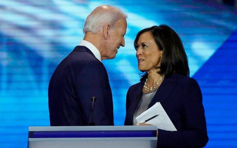 Kamala Harris, Kamala Harris Joe Biden, companheiro de chapa de Kamala Harris, que é Kamala Harris, perfil de Kamala Harris, notícias de Kamala Harris, notícias das eleições nos EUA, Indian Express
