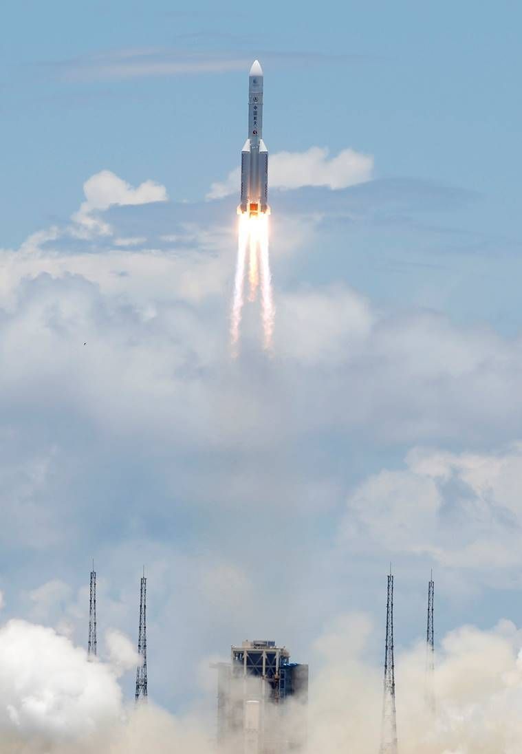China, China Marte missão, Tianwen-1, Tianwen-1 missão a Marte, setor espacial da China, Indian Express