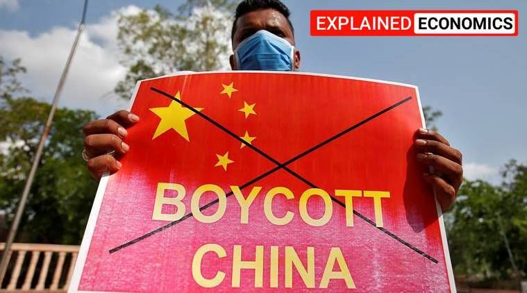 boicote à china, linha de fronteira da china da índia, importações chinesas da índia, investimento chinês da índia, conflito da índia china explicado,