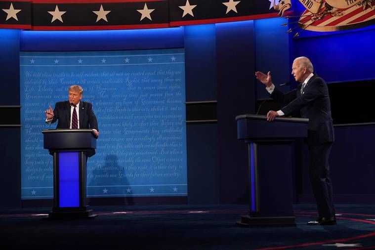 eleições dos EUA 2020, eleições presidenciais dos EUA 2020, eleições dos EUA, debate das eleições dos EUA, debates da eleição presidencial dos EUA, donald trump, donald trump cobiçado, joe biden, debate biden trump