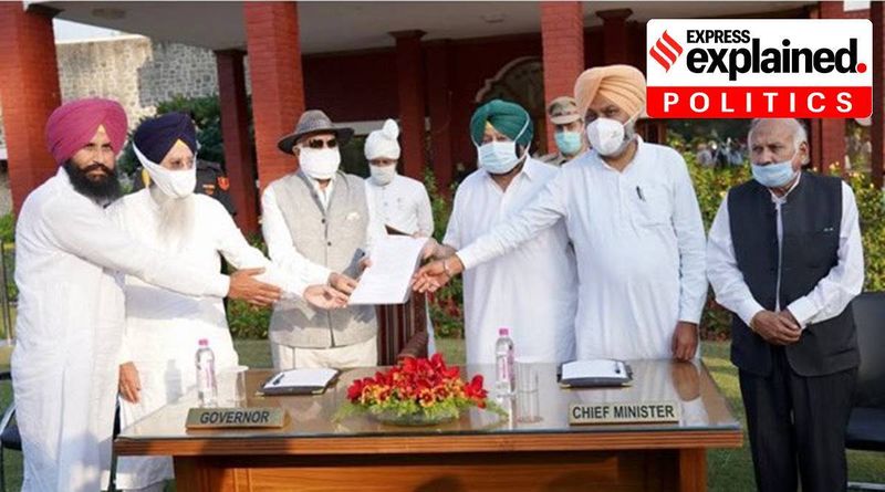 Leis agrícolas de Punjab, quais são as leis agrícolas Assembleia de Punjab aprovada, Leis agrícolas do centro, MSP, protesto dos agricultores de Punjab, expresso indiano, expresso explicado
