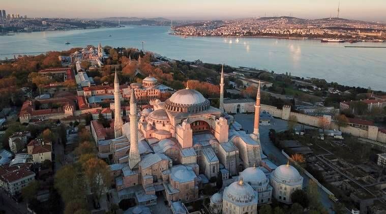 Hagia Sophia, museu de Hagia Sophia, mesquita, catedral, Hagia Sophia de Istambul, Turquia, polêmica de Hagia Sophia, expresso indiano