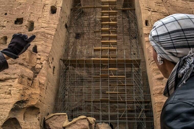 Bamiyan Buddhas, Bamiyan Buddhas 3D projection, Bamiyan Buddhas Taliban, Taliban explode Bamiyan Buddhas, What is Bamiyan Buddhas, Indian Express