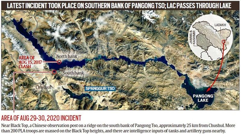 Índia China, conflito de ladakh da China, notícias da fronteira da Índia e China, lago Pangong, onde fica o lago Pangong, explicação de notícias da Índia China, expresso indiano