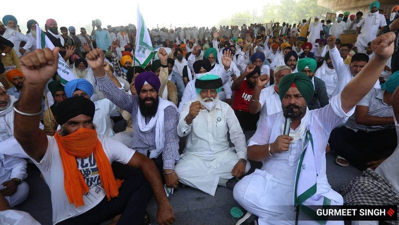 Fazendeiros de Punjab protestam, Dilli Chalo, Delhi Chalo, Farmer bill 2020, fazendeiros Punjab marcham em Delhi, protestos contra leis agrícolas, notícias de Chandigarh, notícias de Punjab, expresso indiano