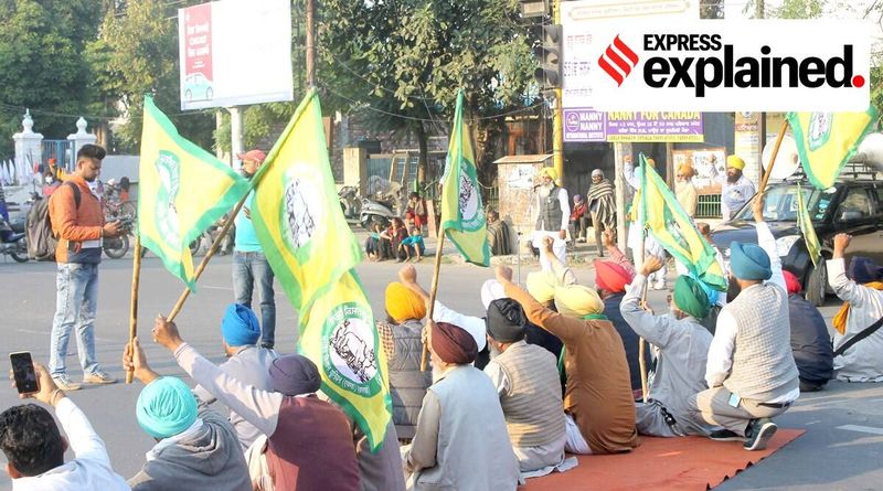 Fazendeiros de Punjab protestam, Dilli Chalo, Delhi Chalo, Farmer bill 2020, Fazendeiros Punjab marcham em Delhi, protestos contra leis agrícolas, notícias de Chandigarh, notícias de Punjab, expresso indiano