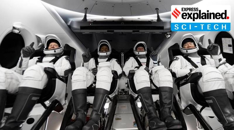 NASA, Crew Dragon, Crew-1, Crew-1 mission launch, SpaceX mission launch, Crew Dragon, expresso explicado, Indian express