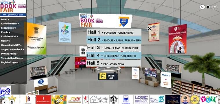 Feira do livro, feira do livro virtual, feira do livro mundial, feira do livro de Deli 2021, feira do livro NBT, indianexpress.com, indianexpress, como participar de uma feira do livro virtual, feira do livro delhi 2021, feira do livro pandêmica