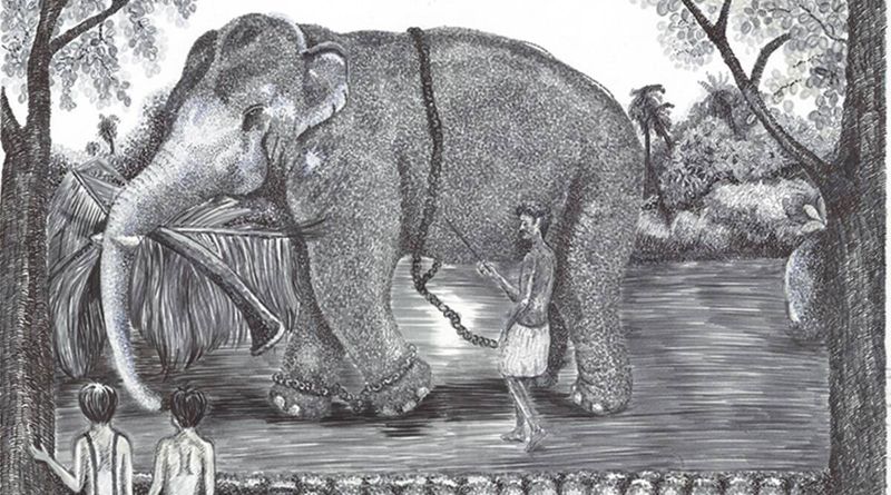 O livro mais recente do artista Anpu Varkey é uma história em quadrinhos não textual sobre um dia de verão em Kerala