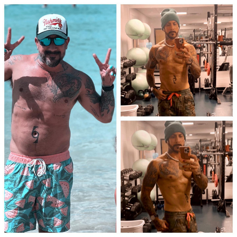 'Chega de Dad Bod'! AJ McLean mostra perda de peso em meio à jornada de sobriedade