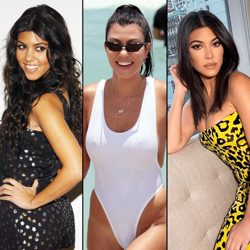 Kourtney Kardashian Evolução Corporal