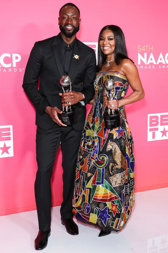 Dwyane Wade, Gabrielle Union Aceite'Humbling' NAACP Honor After Daughter Zaya’s Legal Name Change
