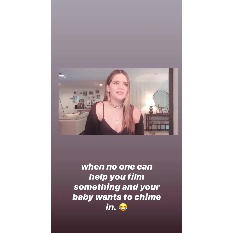   Baby Babble Maren Morris Instagram Citações de Maren Morris sobre a maternidade