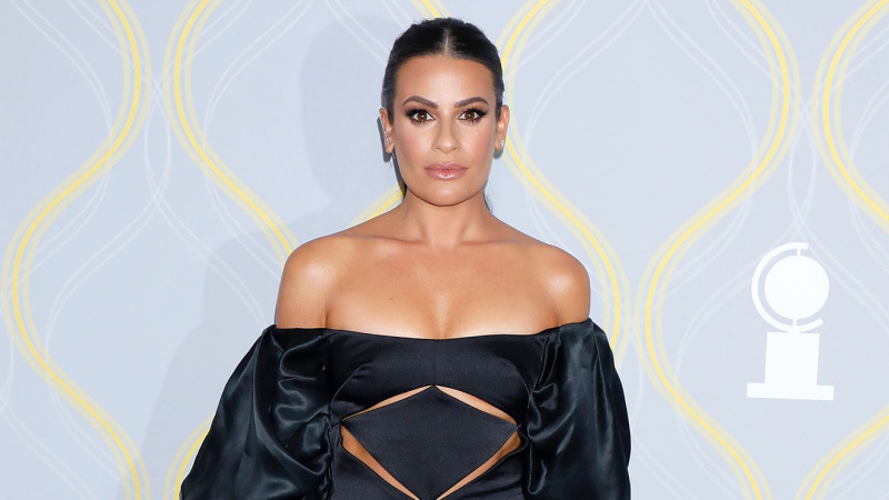 Lea Michele chora ao mandar filho para a escola