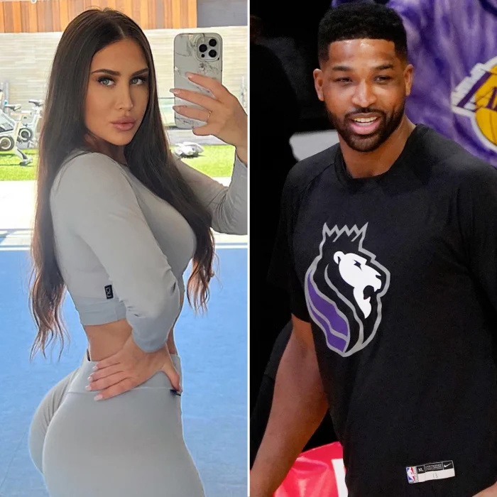Maralee Nichols fala sobre ela e Tristan Thompson's Son Theo During Easter Festivities