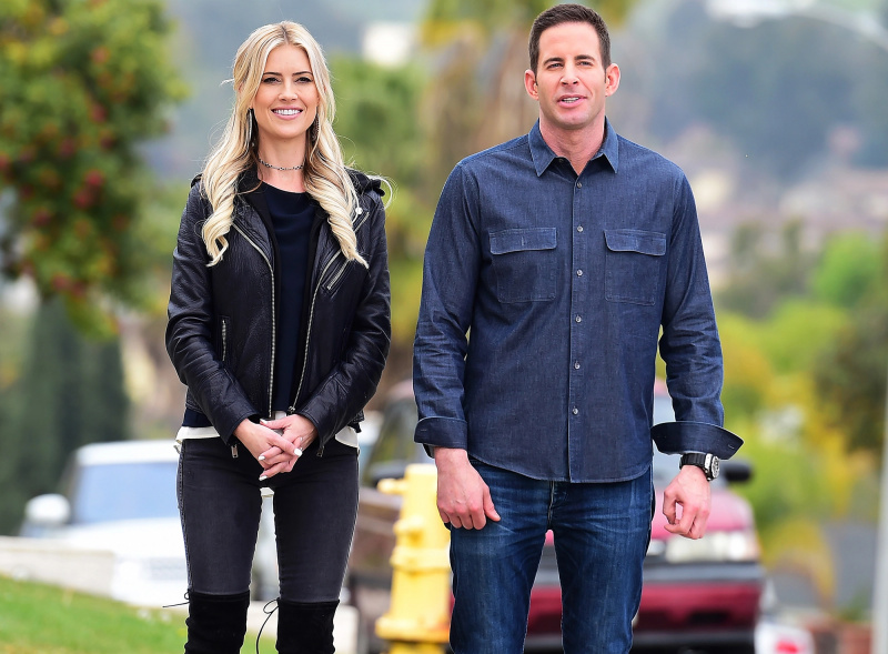   Ainda colegas de trabalho Christina Haack Tarek El Moussa sobe e desce ao longo dos anos