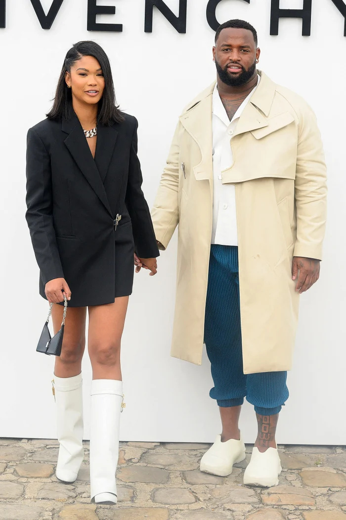   Chanel Iman está grávida do bebê nº 3, seu primeiro com o namorado Davon Godchaux