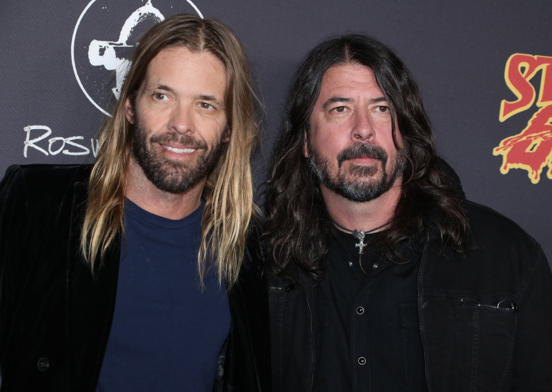   Taylor Hawkins e Dave Grohl