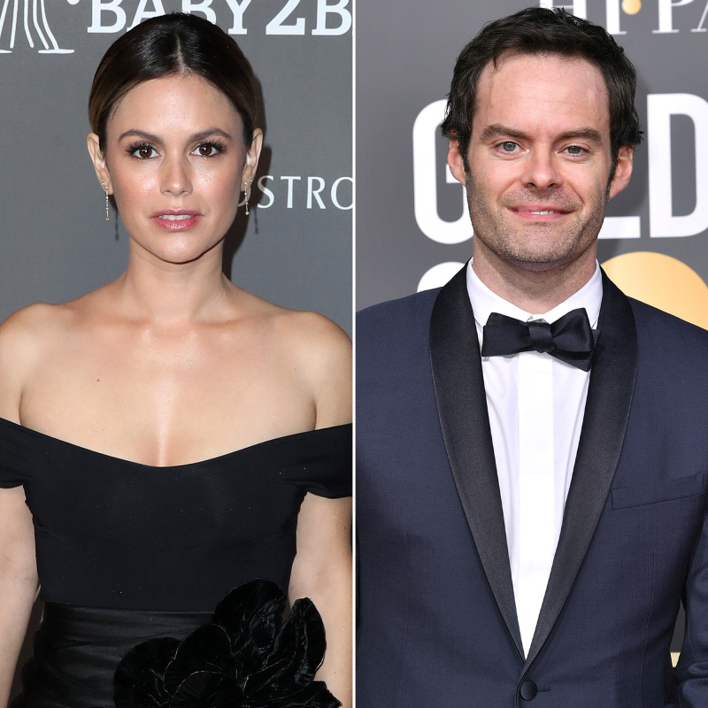   Rachel Bilson esclarece comentário comparando separação de Bill Hader com parto:'I Did Not Actually Say That'