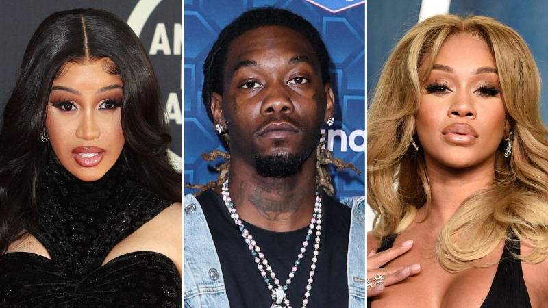 Cardi B aplaude rumores de marido Offset a traiu com Saweetie: 'Makin Crazy Lies' sem motivo