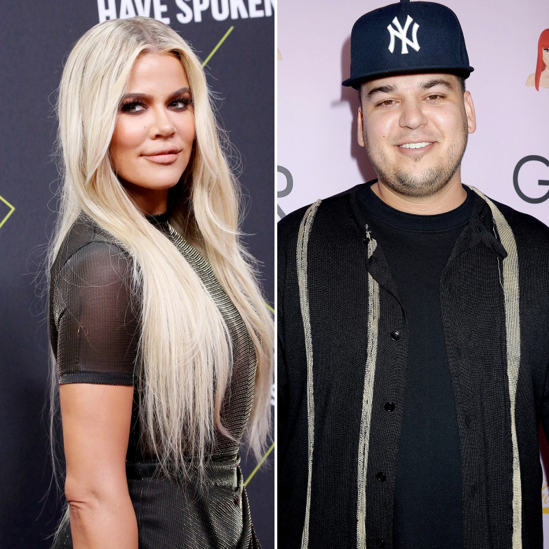 Khloé Kardashian's Sweetest Sibling Moments With Brother Rob Kardashian Over the Years
