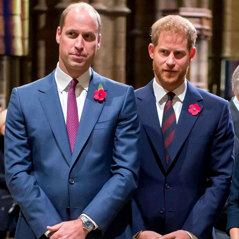 Por dentro das interações do príncipe William e do príncipe Harry enquanto choram a rainha Elizabeth II