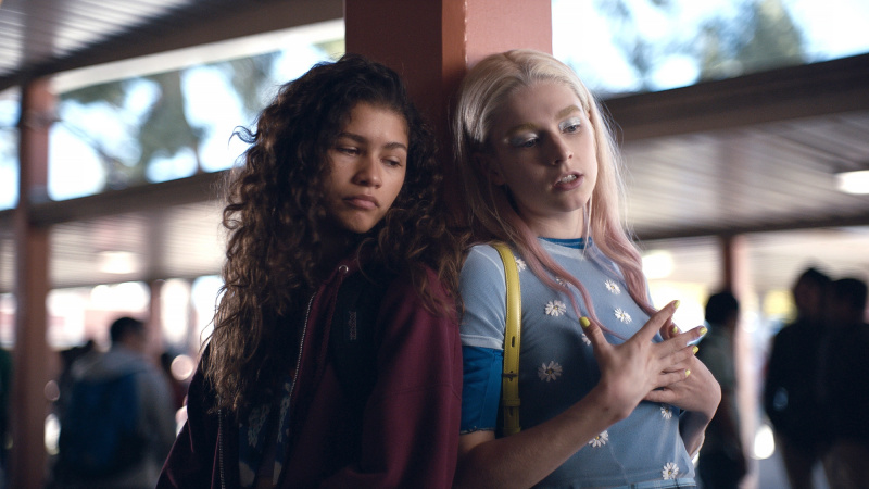   Costars para irmãs! Hunter Schafer, de Euphoria, fala sobre Zendaya Bond
