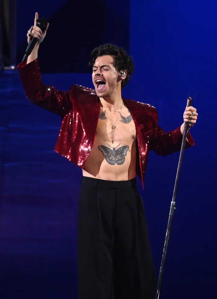 Harry Styles varre no Brit Awards 2023, agradece ex-companheiros de banda do One Direction durante discurso: fotos