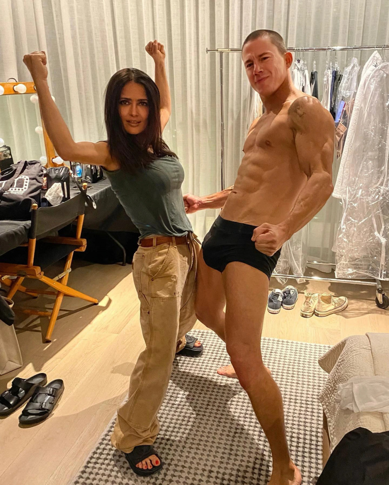   Channing Tatum Body Evolution Salma Hayek Pinault