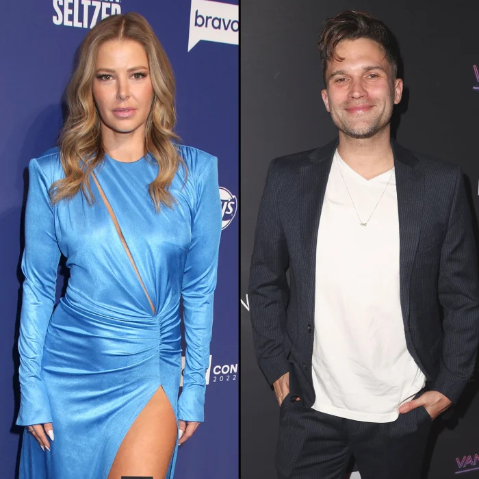 Ariana Madix retorna ao Instagram depois'Pump Rules' Girls’ Night Out, Seemingly Unfollows Tom Schwartz Amid Raquel Leviss and Tom Sandoval Drama blue gown