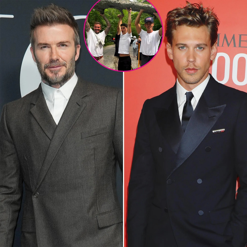 David Beckham e Austin Butler se unem para levantar uma árvore e ajudar motoristas no Canadá apenas porque 316