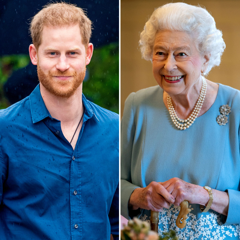   Príncipe Harry se lembra da rainha's 'Infectious Smile' in Touching Statement