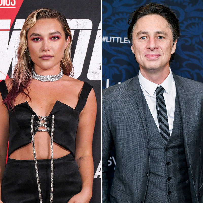 Florence Pugh defende relacionamento com Zach Braff