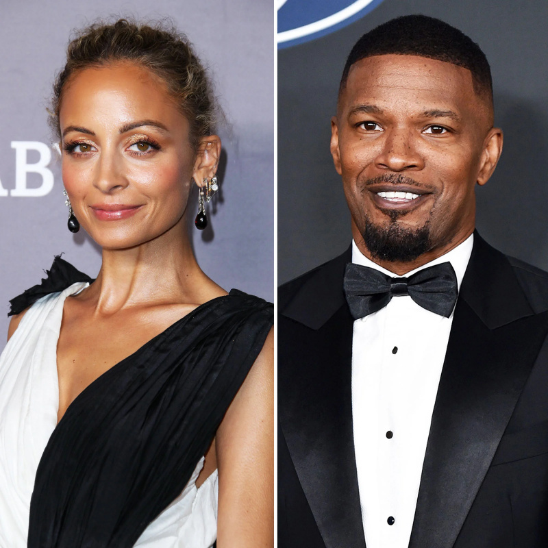   Nicole Richie e Jamie Foxx Celebridades que foram adotadas