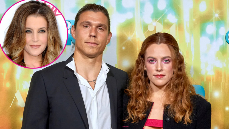 O marido de Riley Keough, Ben Smith-Petersen, lê sua nota para 'mamãe' Lisa Marie Presley no Memorial