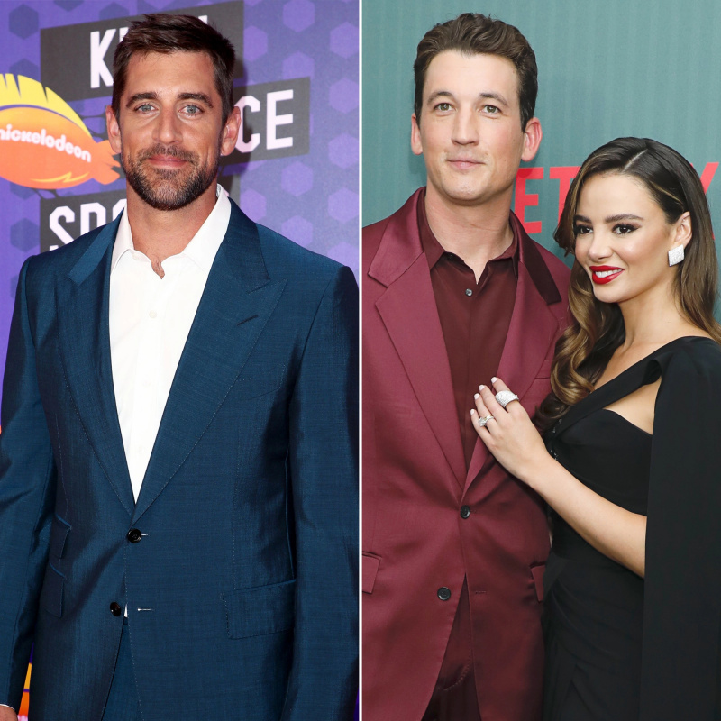   Aaron Rodgers curte o show da 'Eras ​​Tour' de Taylor Swift com Miles Teller e sua esposa Keleigh