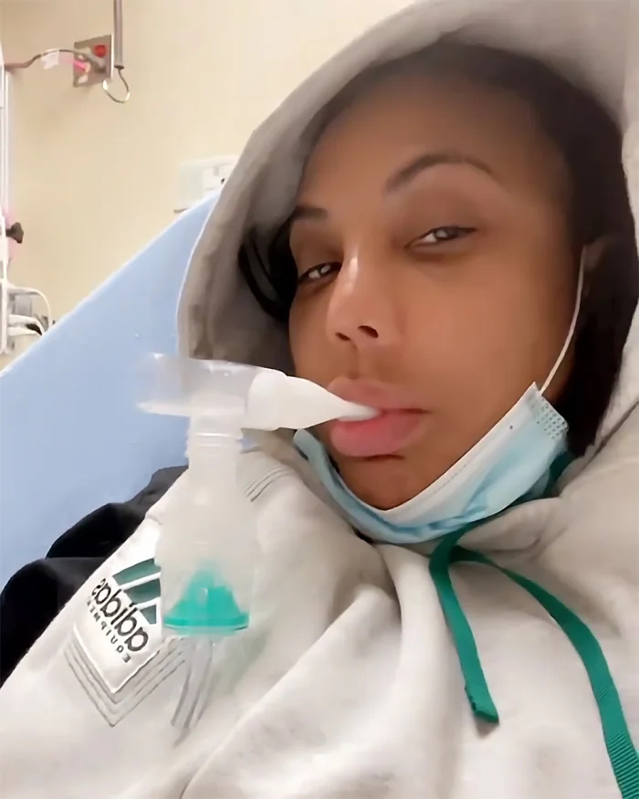 Tamar Braxton revela que foi levada às pressas para o hospital