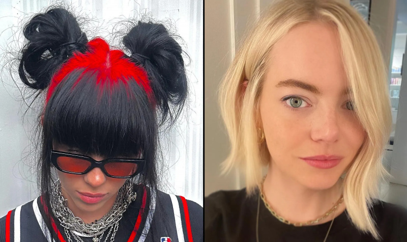   cabelo de billie eilish