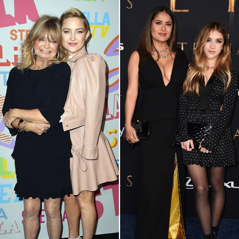 Celebridades e seus filhos parecidos: Goldie Hawn e Kate Hudson, Selma Hayek e Valentina, mais