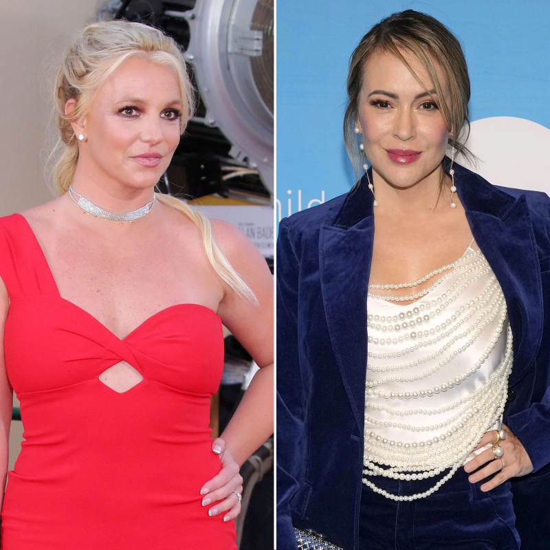   Britney Spears e Alyssa Milano brigas inesperadas entre celebridades