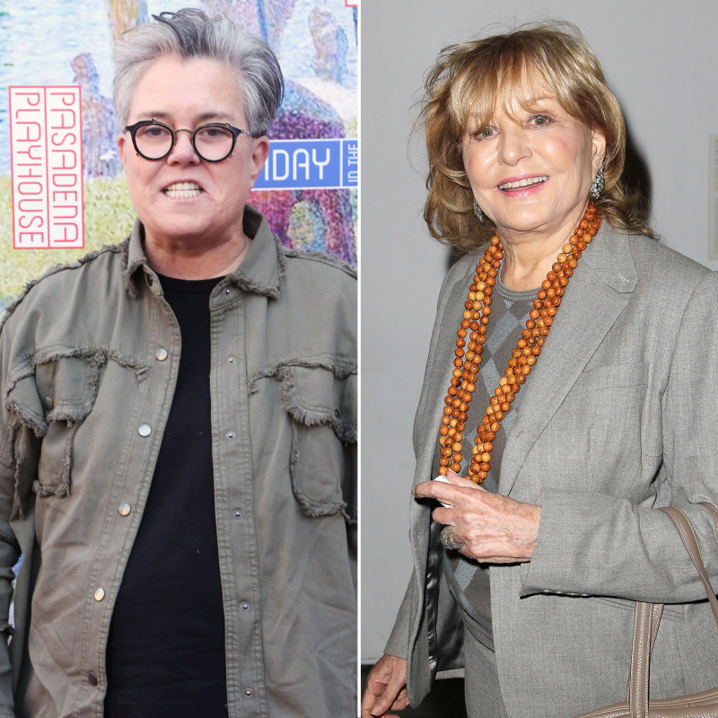   Rosie O'Donnell teve uma grande briga com Barbara Walters
