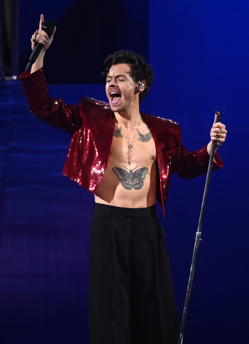 Harry Styles varre no Brit Awards 2023, agradece ex-companheiros de banda do One Direction durante discurso: fotos