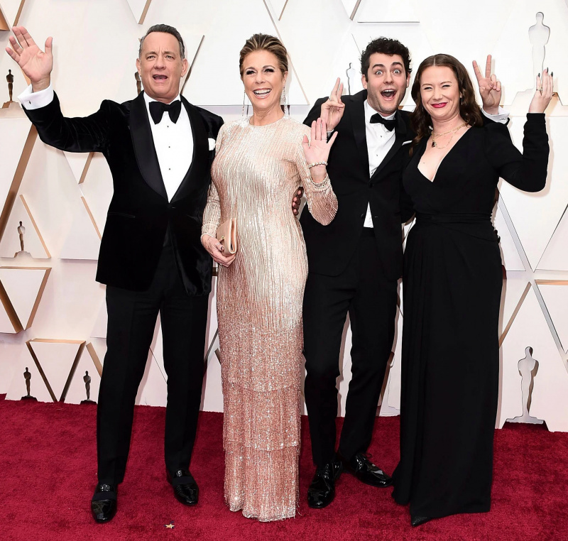   Membros da família do Oscar 2020 de Tom Hanks