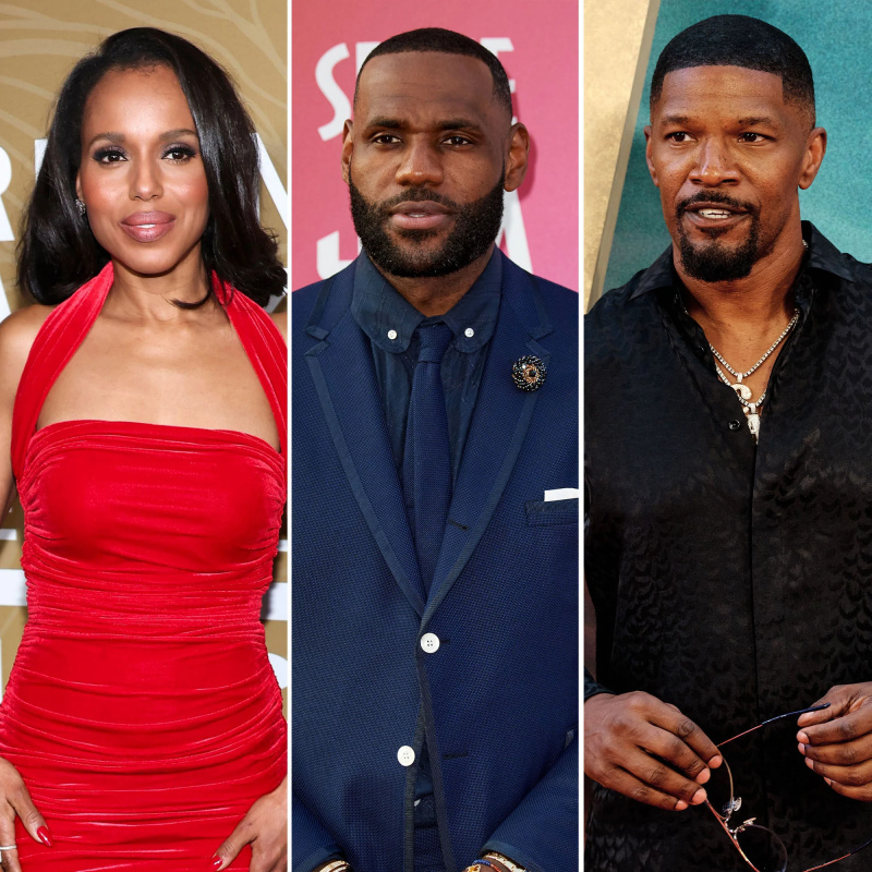   Kerry Washington, Lebron James e mais estrelas desejam a Jamie Foxx uma rápida recuperação