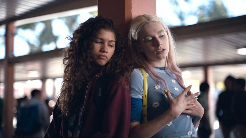   Costars para irmãs! Hunter Schafer, de Euphoria, fala sobre Zendaya Bond