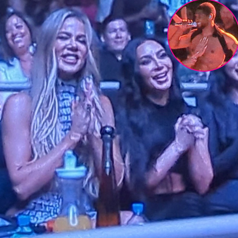   Khloe Kardashian e Kim Kardashian têm o melhor momento de suas vidas em Usher's Las Vegas Residency: Photos