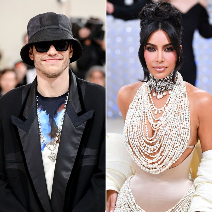 O término 'maduro' de Pete Davidson e Kim Kardashian tornou a corrida do Met Gala de 2023 'mais fácil': foi 'legal' recuperar o atraso