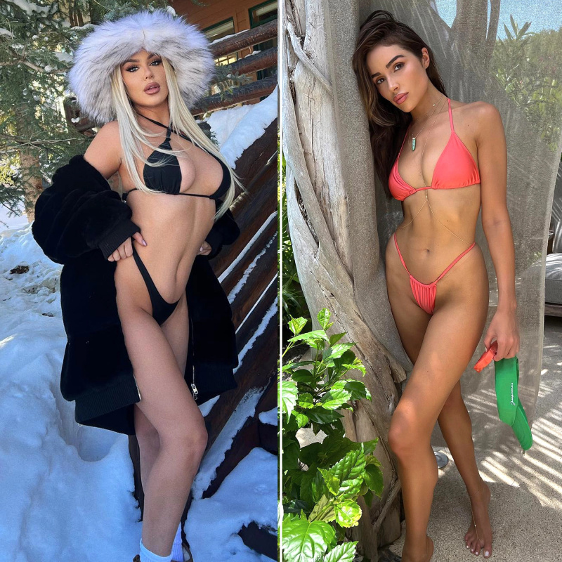 Tana Mongeau Olivia Culpo Os biquínis mais acanhados de Hollywood de todos os tempos!