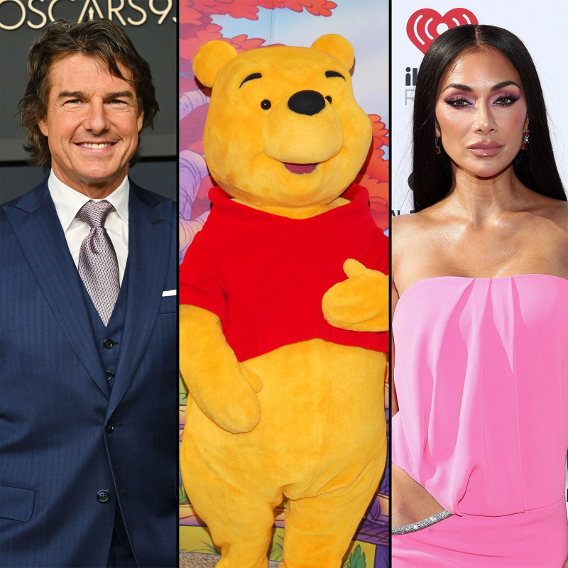 Tom Cruise, Ursinho Pooh, Nicole Scherzinger